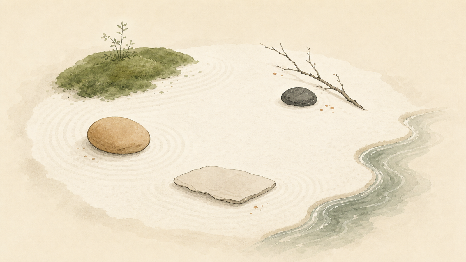 Five element garden